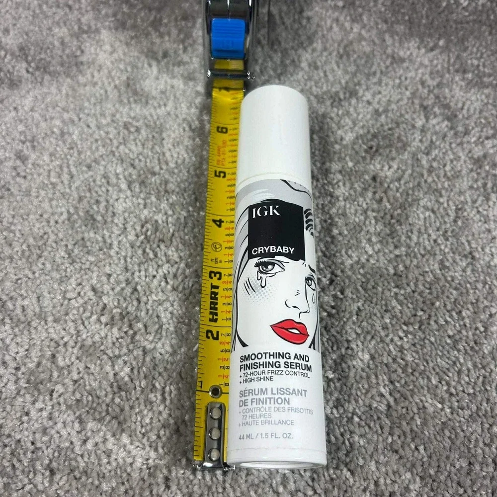 IGK Crybaby Smoothing and Finishing Serum‎ White Frizz Control 1.5 fl oz